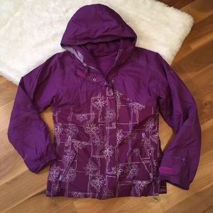 Columbia girls winter Jacket Fleece Purple 14/16